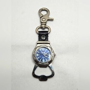 Vintage B.U.M. Equipment Bum Clip Watch Bottle Opener Compass New Battery